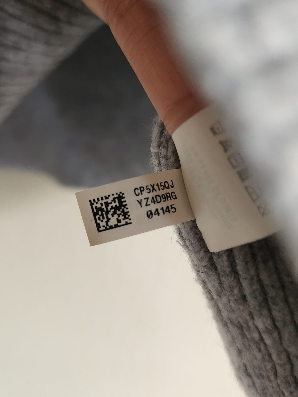 Aerie Gray Knit V-Neck Oversized Pullover Sweater Size Small - Picture 5 of 6
